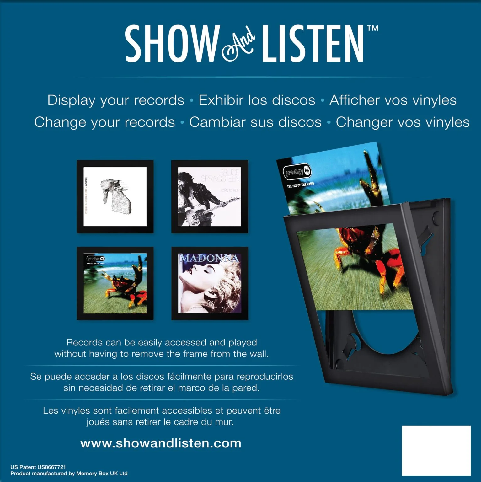 Black LP Flip Frame - Image 3