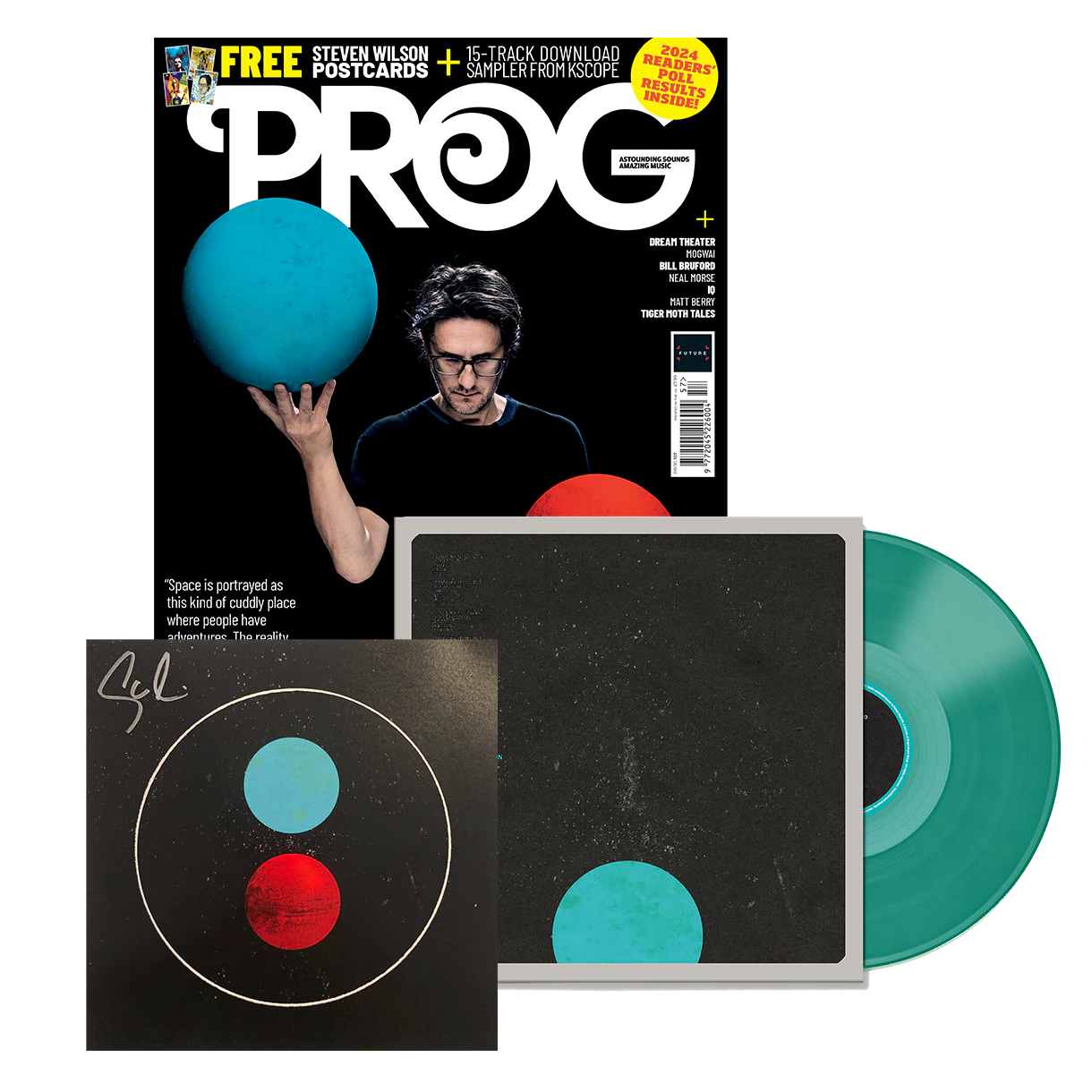 Issue #157 (Steven Wilson): Magazine, Limited Vinyl LP + Signed Art Card