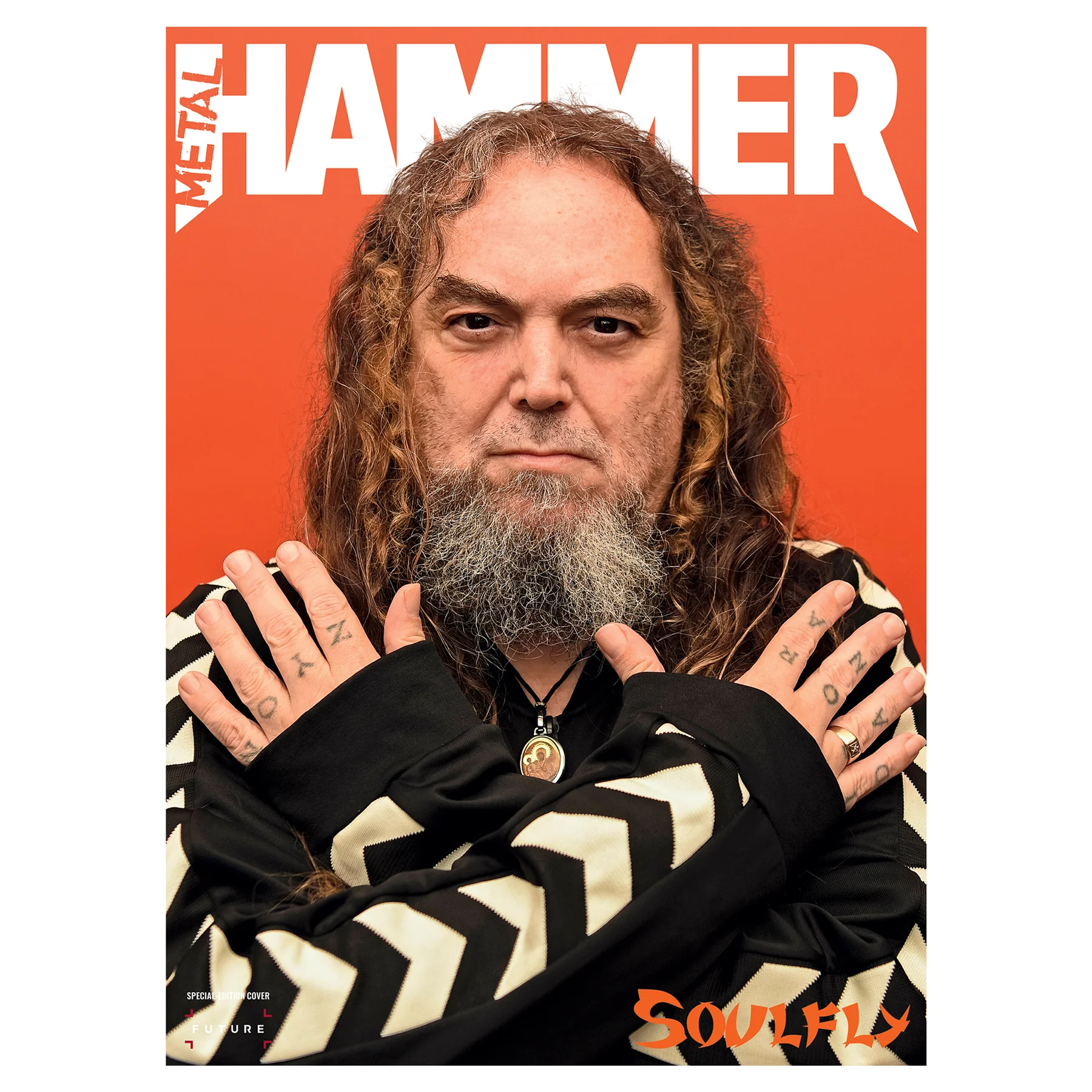 Issue #411 (Soulfly): Magazine + Signed Art Card - Image 2