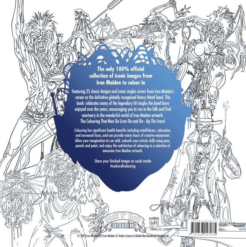 The Official Iron Maiden Colouring Book Volume II - The Singles - Image 5