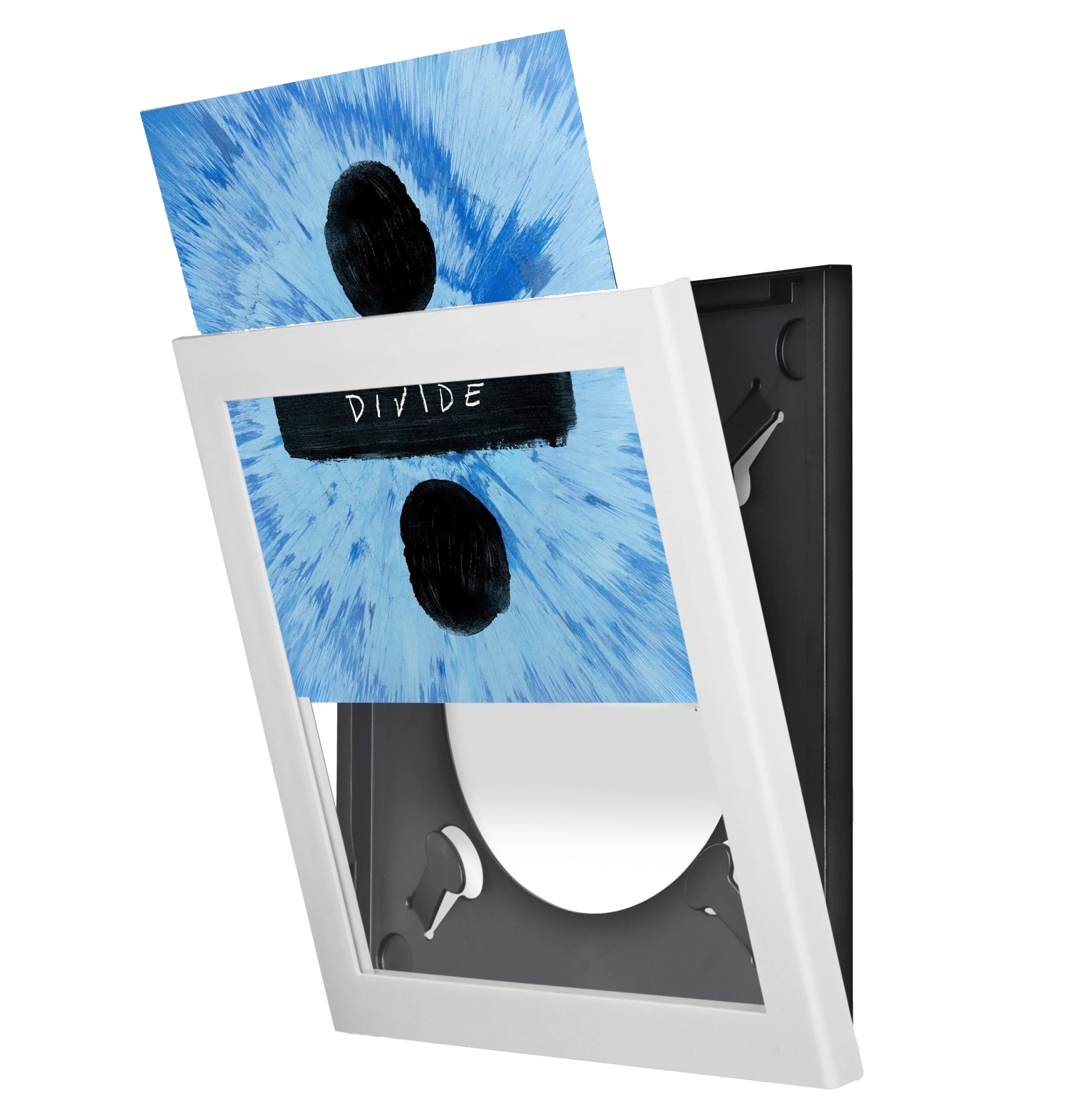 White LP Flip Frame